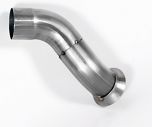 Spark Exhaust Ducati Hypermotard 821 13-15 S. Steel Link Pipe for OEM Collector - Racing