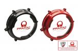 CNC Racing Ducati Panigale V2 '20> / Panigale 1299 15-17 Clear Clutch Cover with Carbon - Pramac